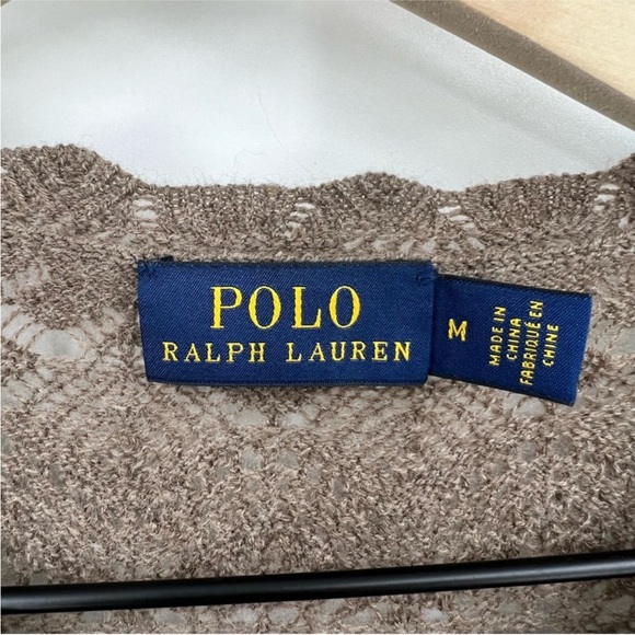 Polo Ralph Lauren Fair Isle Southwestern Wool Cashmere Crochet Pullover Sweater - Picture 6 of 10
